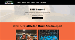 Desktop Screenshot of littletondrumstudio.com